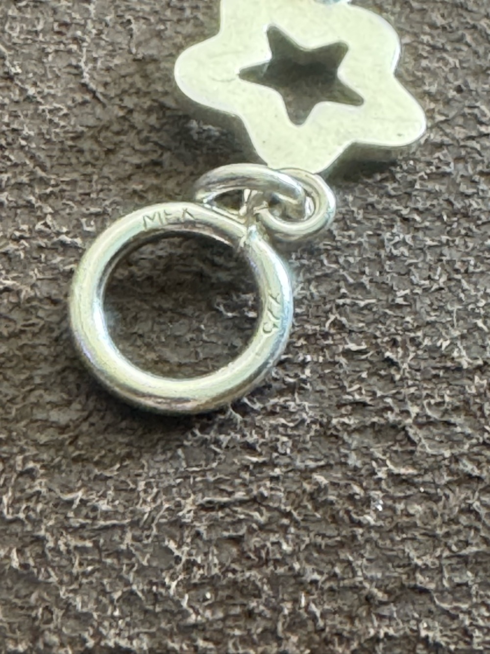 Sterling Silver Star Cutout Link Bracelet 7.5” - Picture 8 of 8